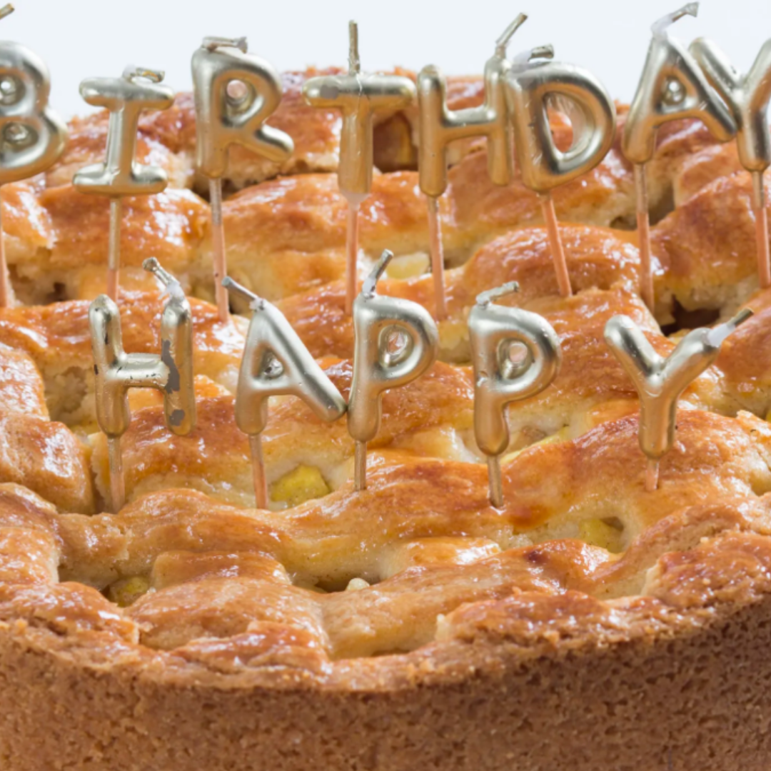 Appeltaart met ananas en gemberjam