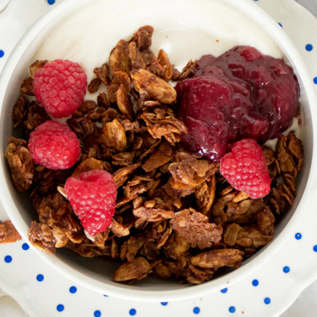 Chunky kaneelgranola