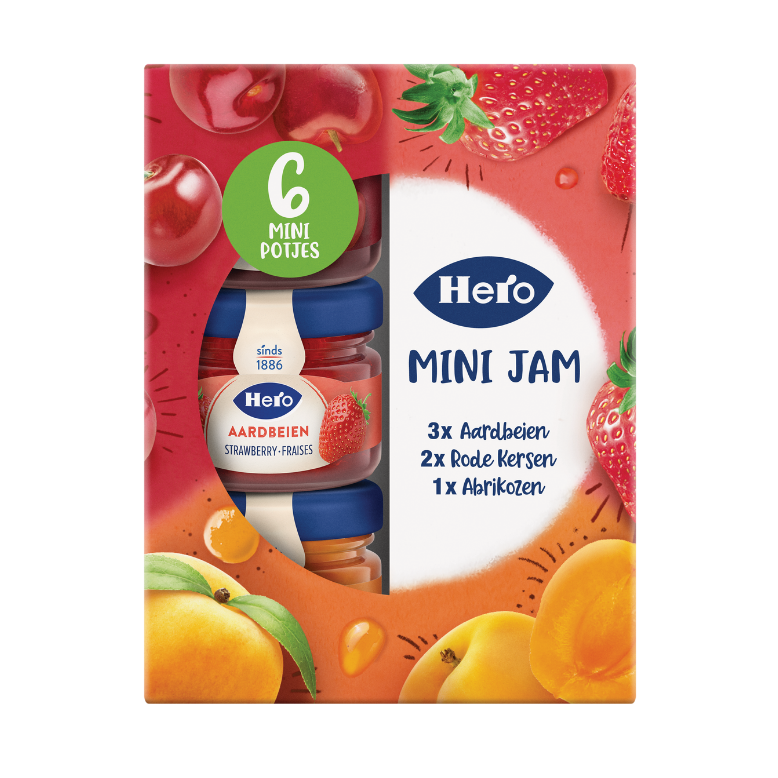 Hero Mini Jam Jars