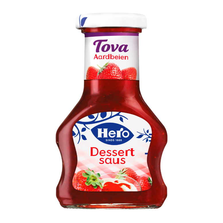 Hero Tova Aardbeien dessertsaus