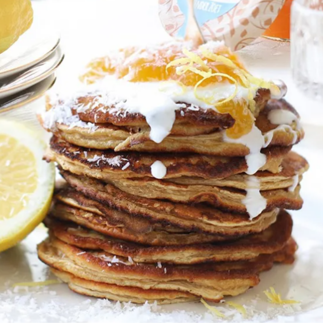Kokos banaan pannenkoekjes